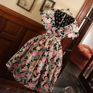 Vintage Handmade Floral Dress